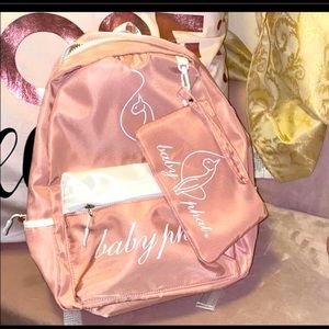 Rose pink baby phat backpack